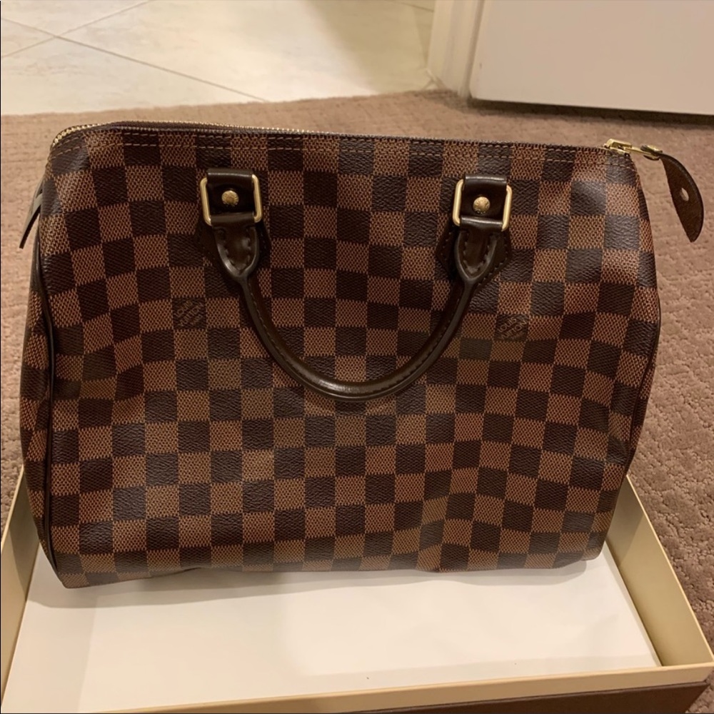 Louis Vitton Damier Ebene Speedy 30